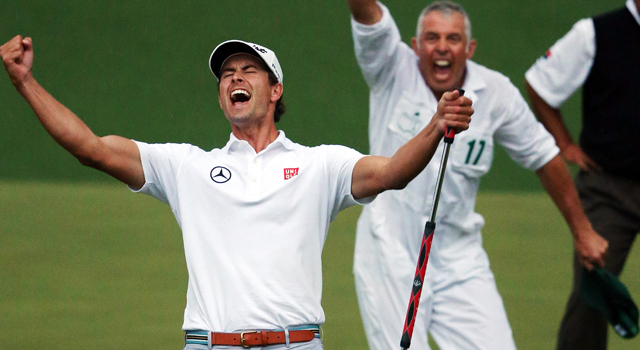 adam scott shirtless golfer