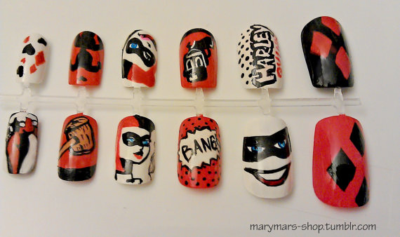 Superhero Nail Art