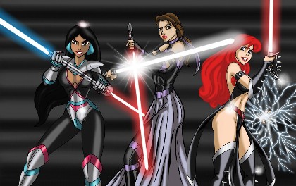 disney princesses star wars