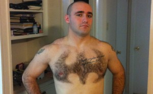 Strangely Attractive: Man Shaves Batman Logo Into Chest Hair