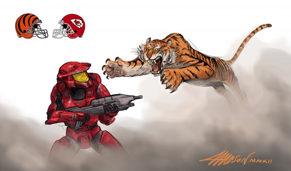 Pixar Fantasy Football Sketches