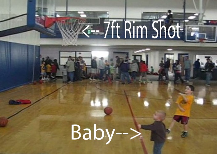 2 Year Old Baby Has Impressive Basketball Trick Shot Video