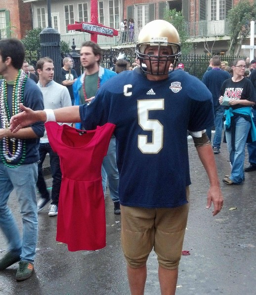 Early Halloween Costume Idea Showed Up On Bourbon Street