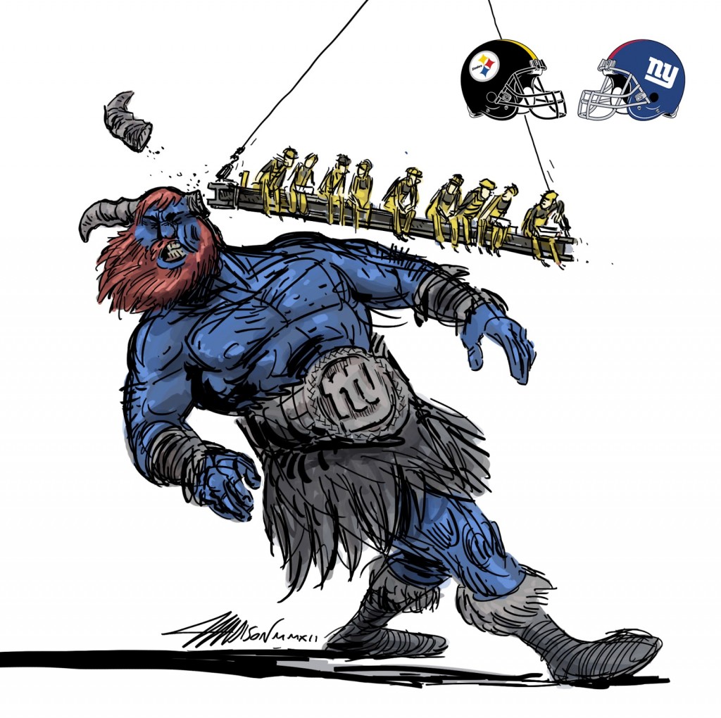 Pixar Fantasy Football Sketches