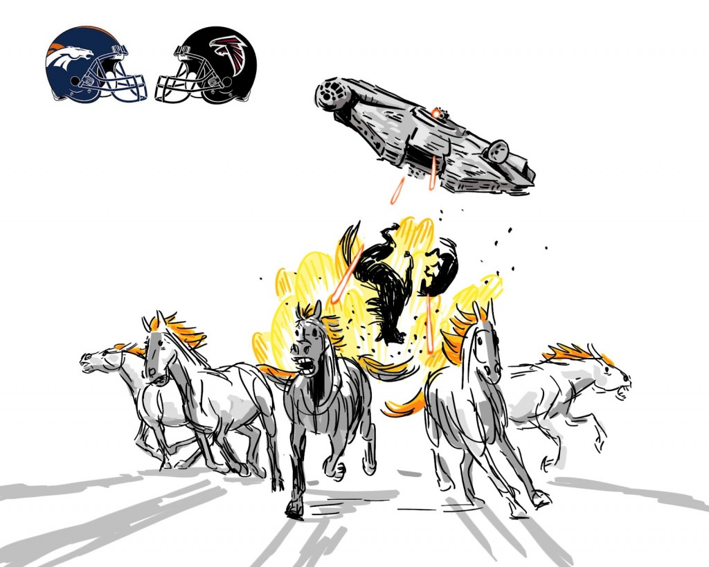 Pixar Fantasy Football Sketches