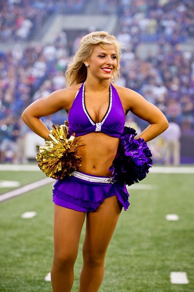 Superbowl Cheerleaders Ravens 