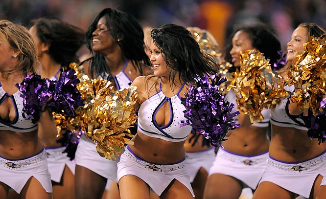 Superbowl Cheerleaders Ravens 