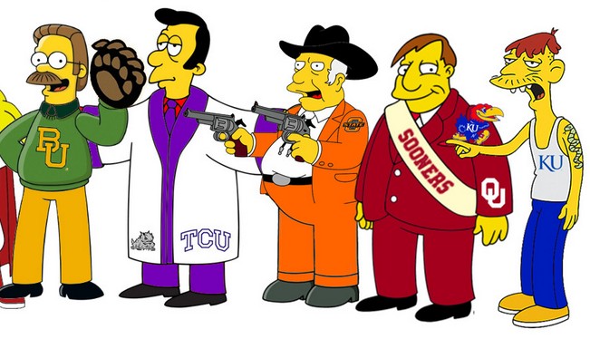 Simpsons Stereotype the ACC and Big 12