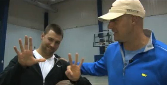 Hasselbeck Wins Number On Unconventional Half Court Shot Bet