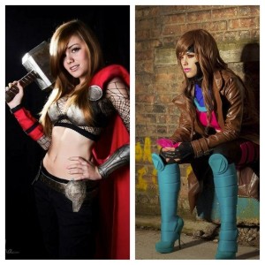 These Female Gambit and Thor Costumes Are On Point