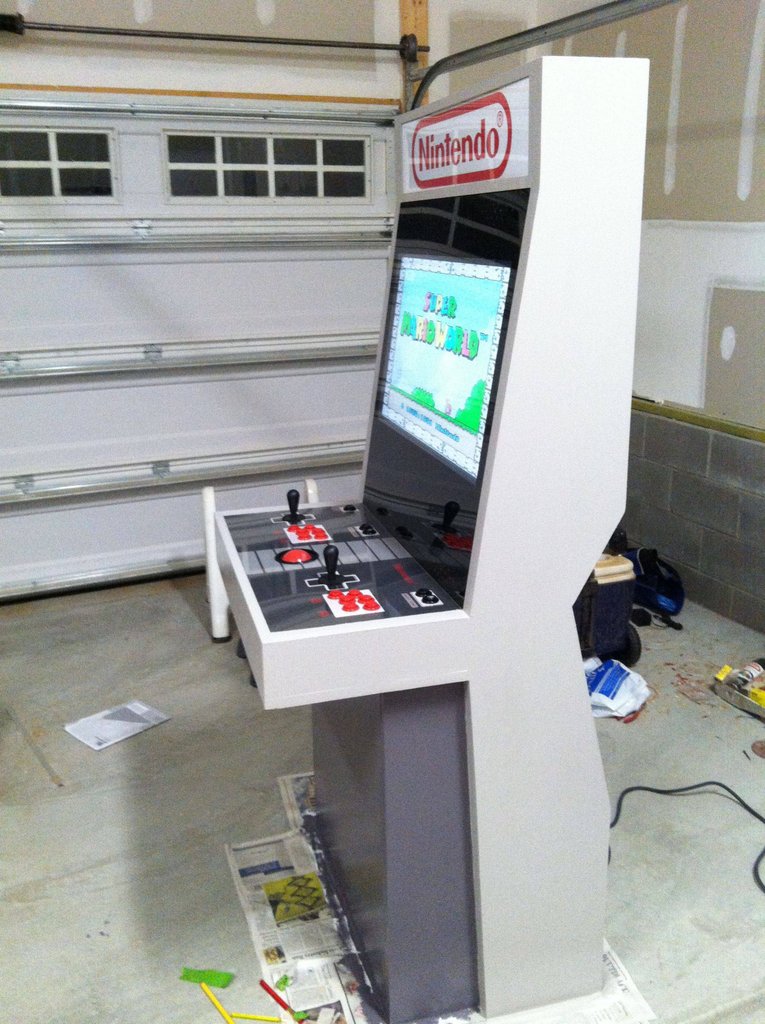 nintendo gaming cabinent arcade