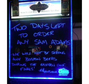 Sam Adams Sales are Banned in Pittsburgh Bars