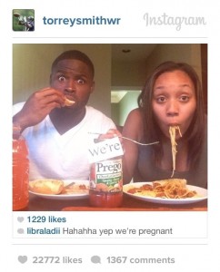 Ravens WR and Wife Announce Pregnancy in Fantastic Fashion