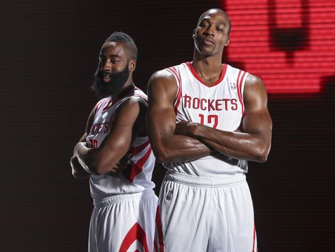 NBA, WESTERN CONFERENCE, HOUSTON ROCKETS, DWIGHT HOWARD, JAMES HARDEN