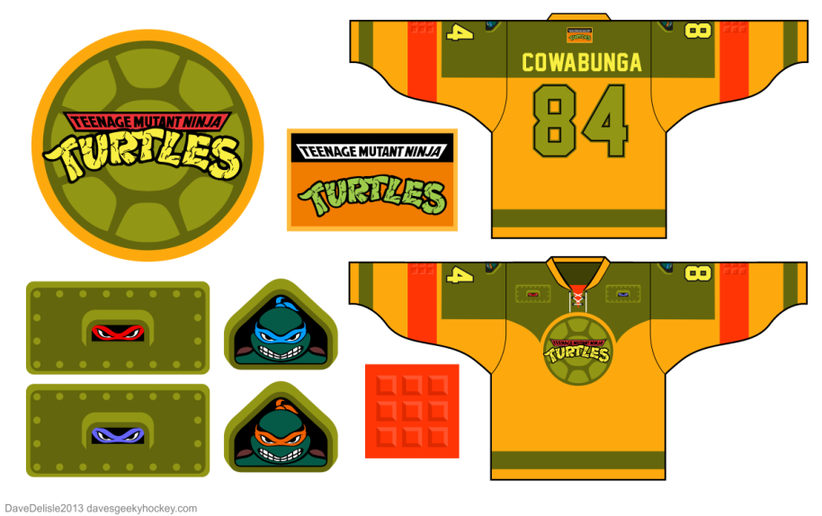 TMNT Hockey Jerseys are the best thing 