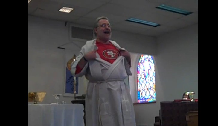 Now THIS Pastor is a 49ers fan