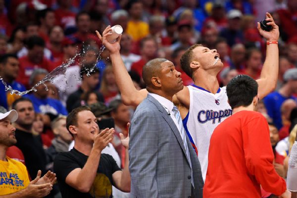 WATCH: Clippers’ Blake Griffin Threw Water on a Warriors Fan