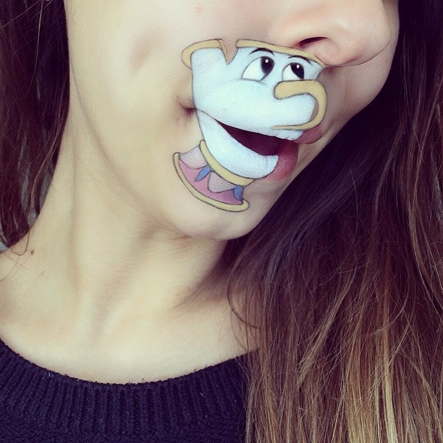 Makeup Artist Lipart with Cartoon Characters