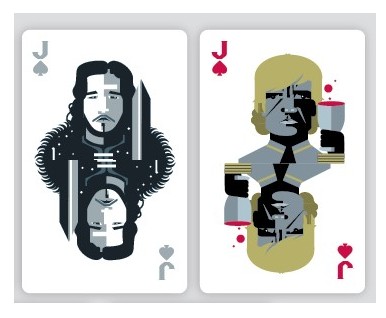 Homeland, Game of Thrones Playing Cards