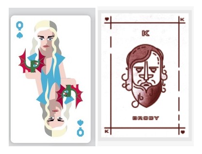 Homeland, Game of Thrones Playing Cards