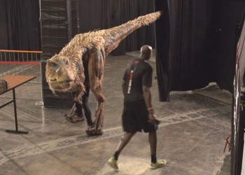 Watch These Suns Players Get Scared By Velociraptor