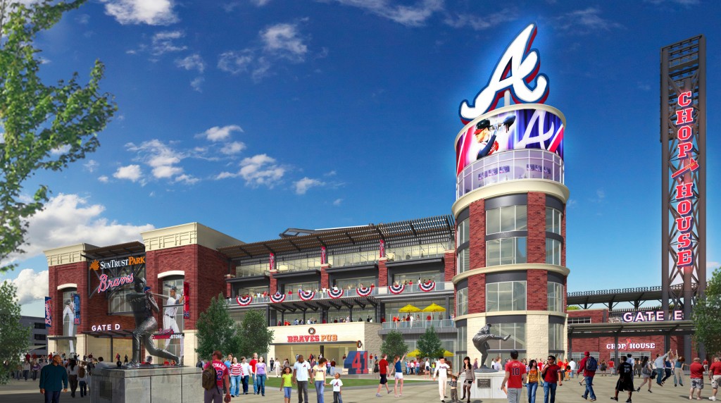 A look at SunTrust Park — the new home of the Atlanta Braves