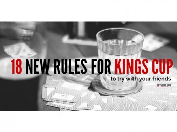 18 Awesome new rules for your next Kings Cup drinking game