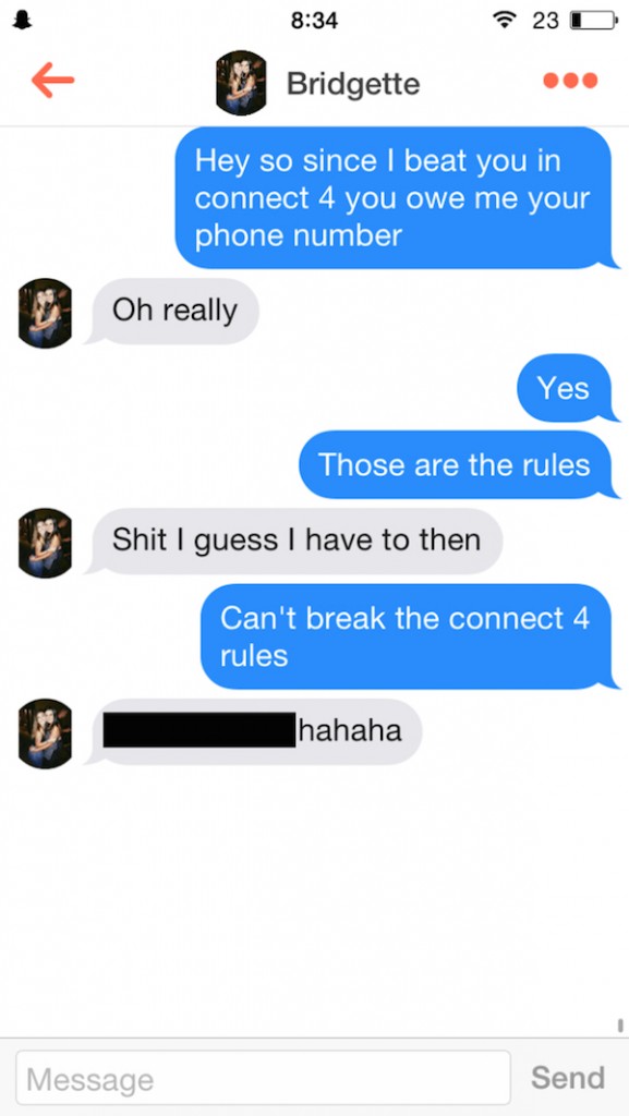 Pick up lines to get a phone number