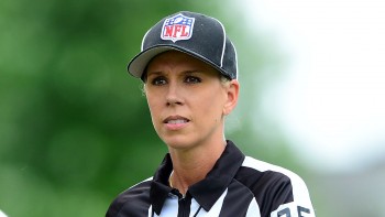 ‘I’ll wear a ponytail but I’ve got to wear makeup’  says NFL’s first female referee