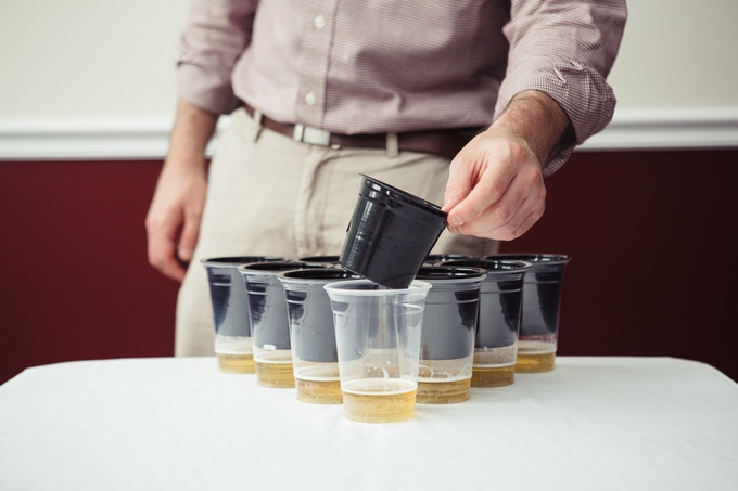 Keep your beer pong balls clean with Slip Cup