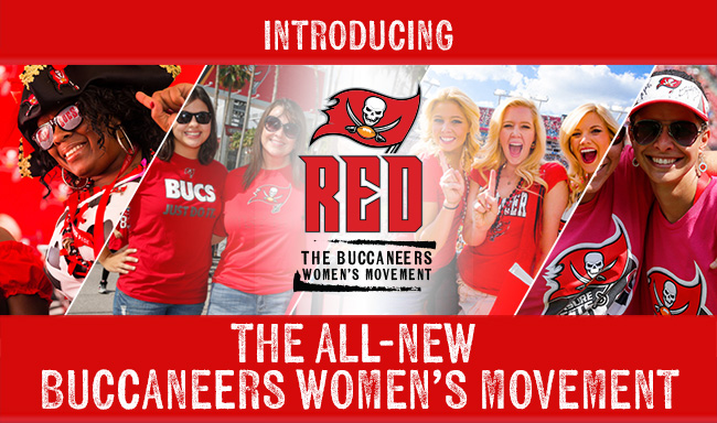 The Buccaneers debuted their RED women’s program and people are not happy