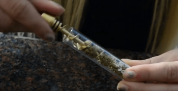 Santa probably wanted to bring you this glass blunt