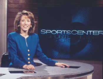 Linda Cohn Celebrates 5000 SportsCenter Shows on Helmets and Heels